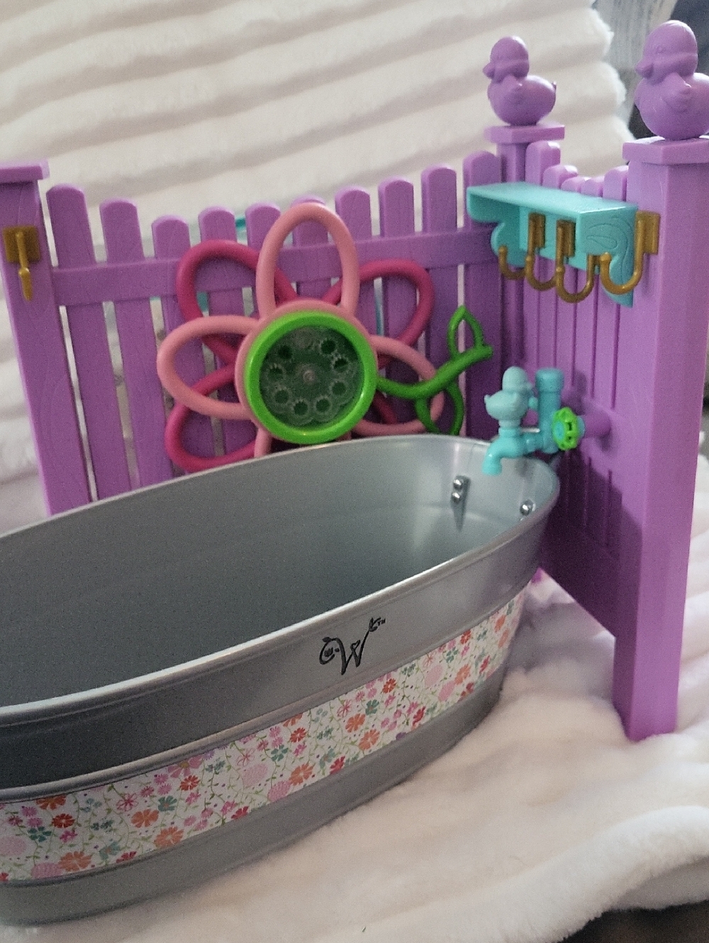 American Girl WellieWishers Playful Garden Washtub Set 2017